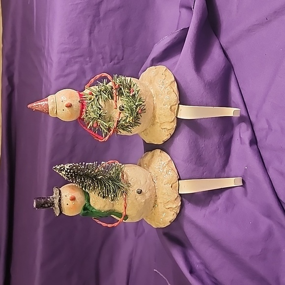 Mr and Mrs Snowman stocking holder*** - Picture 5 of 7